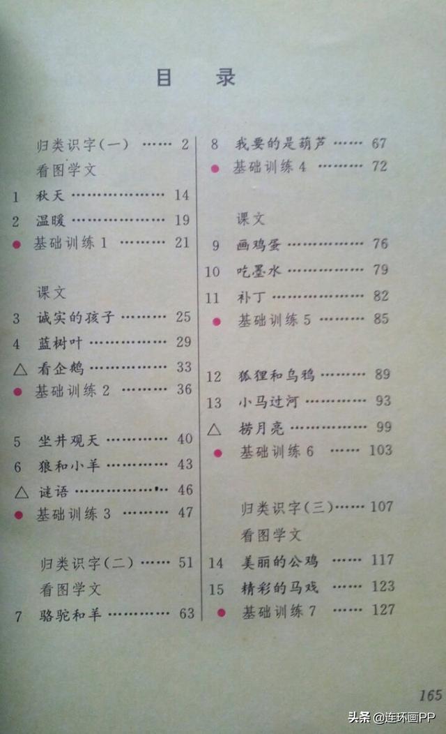 85后和90后的小学语文课本(www.sohu.com)